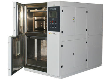 ποιότητας  LCD Touch Controller Thermal Shock Test Machine Two Case Basket Type Cabinet εργοστάσιο